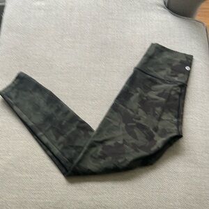 Size 6 Lululemon camouflage leggings